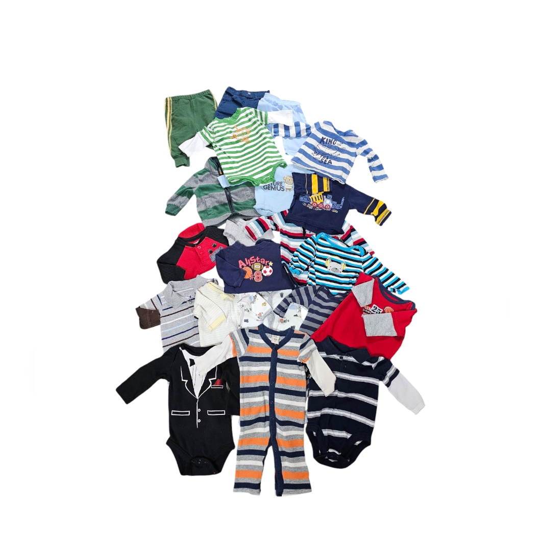 Infant Boy (3-6 Month) Not So Mystery Bundle 21 Pieces